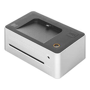 Kodak Dock Premium 4x6” Portable Instant Photo Printer (2022 Edition) Bundled with 50 Sheets | Full Color Photos, 4Pass & Lamination Process | Compatible with iOS, Android, and Bluetooth Devices