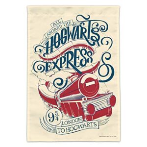 harry potter hogwarts express garden yard flag