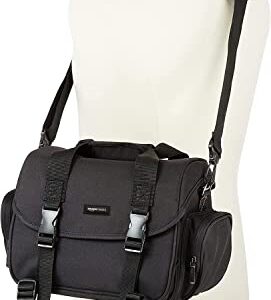 Amazon Basics Large DSLR Gadget Bag (Orange interior)