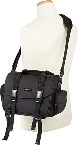 Amazon Basics Large DSLR Gadget Bag (Orange interior)