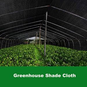 CertBuy Black Shade Cloth 10 x 20 FT, Sunblock Shade Cloth with Grommets, Garden Sun Shade Cloth for Plants, Shade Cloth for Greenhouse, Plants Cover, Patio, Outside, UV Resistant Shading Net