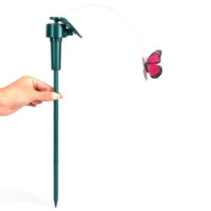 solar powered dancing flying butterfly garden decoration