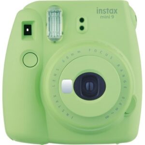 Fujifilm Instant Camera Lime Green w/Fujifilm Instax Mini 9 Instant Films (60 Pack) + A14 Pc Deluxe Bundle for Fujifilm Instax Mini 9 Camera