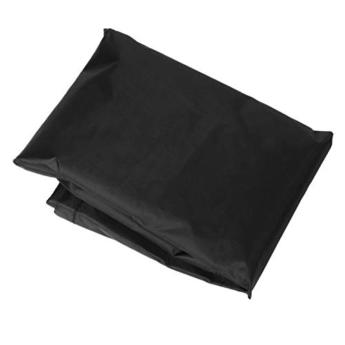 Garden Deck Box Cover 210D Oxford Fabric Cover Waterproof UV Proof Storage Box Protective Cover Outdoor Furniture Cover 123x62x55cm( Black)