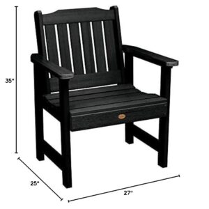 Highwood AD-CHGL1-BKE Lehigh Garden Chair, Black