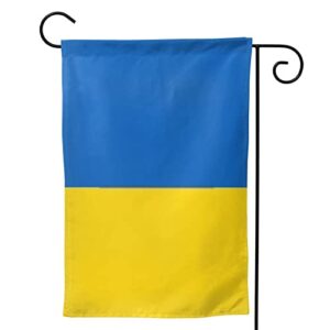 flag of ukraine garden flag small vertical double sided seasonal outside ornament for yard farmhouse 12.5″x18″