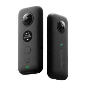 insta360 one x action camera 360 degree, 5.7k video 18mp photo, flowstate stabilization, real time wifi transfer, sports video