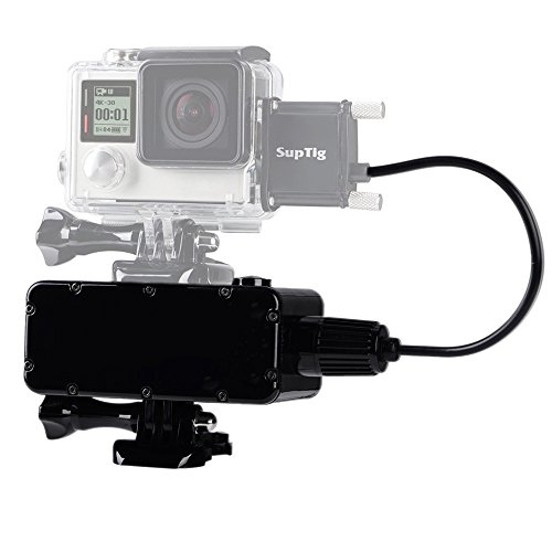 Suptig 5200mAh Waterproof Power Bank for GoPro Hero 11 Hero 10 Hero 9 Hero 8 Hero 7 Hero 6 Hero 5 Hero 4 Hero 3+ Hero 4 Session Hero 5 Session and Digital Camera and Smartphone