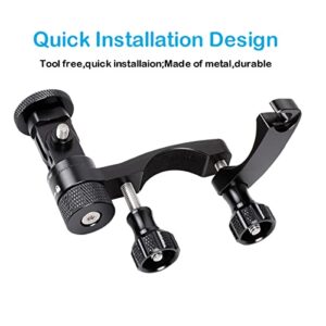 PellKing Bike Handlebars Mount for Insta360 one X3/X2/X,All Metal Made Bicycle Mount with 360 Rotation Function,Fast Installing Camera Holder Compatible with Insta360 One X/X2