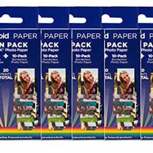 Polaroid 2x3ʺ Premium Zink Photo Paper (50 Pack) Compatible with Polaroid Mint Camera, Snap/Snap Touch Instant Print Cameras & Polaroid Mint and Zip Photo Printers