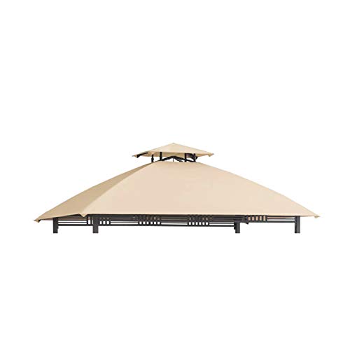 Garden Winds Replacement Canopy Top Cover for Westbrook Grill Gazebo - Riplock 350 - Beige