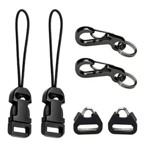 camera quick release strap qd loops clips connectors buckles connect adapter,triangle split round strap lugs rings compatible with leica sony fuji canon nikon micro single slr dslr mirrorless cameras