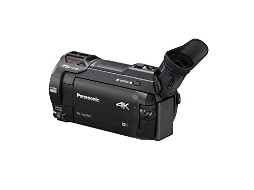 Panasonic 4K Cinema-Like Video Camera Camcorder HC-WXF991K, 20X Leica DICOMAR Lens, 1/2.3" BSI Sensor, 5-Axis Hybrid O.I.S, HDR Mode, EVF, WiFi, Multi Scene Video Recording (Black)