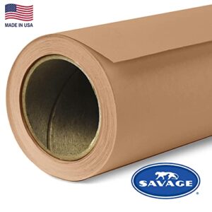 Savage Seamless Paper Photography Backdrop - #76 Mocha (107 in x 36 ft) Made in USA