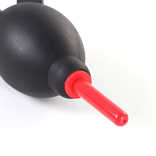 FocusFoto PRO 6.6 Inch Rubber Rocket Air Blower Duster Cleaner Dust Cleaning for DSLR Camera CCD Lens Keyboard Red