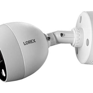 Lorex 4K Indoor/Outdoor Ultra HD Motion Detected Wired Security Surveillance Add-On Bullet Camera - with IR Night Vision and Long Range