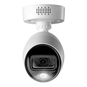 Lorex 4K Indoor/Outdoor Ultra HD Motion Detected Wired Security Surveillance Add-On Bullet Camera - with IR Night Vision and Long Range