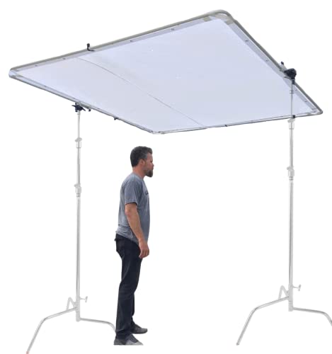 Glide Gear BFS 100 Photography Video Butterfly Frame 3 in 1 Collapsible Light Silk Scrim Lighting Diffuser 4x4 / 6x6 / 8x8