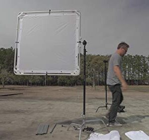 Glide Gear BFS 100 Photography Video Butterfly Frame 3 in 1 Collapsible Light Silk Scrim Lighting Diffuser 4x4 / 6x6 / 8x8