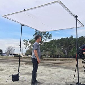 Glide Gear BFS 100 Photography Video Butterfly Frame 3 in 1 Collapsible Light Silk Scrim Lighting Diffuser 4x4 / 6x6 / 8x8