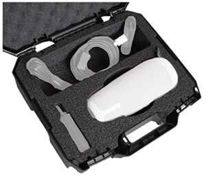 case club case to fit meeting owl conference camera – travel & storage case fits meeting owl standard, pro, 2 or 3 – pre-cut foam is ready to go out of the box – holds expansion mic, cords, accessories & lock adapter