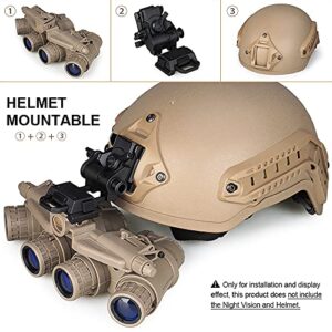 E.T Dragon Night Vision Goggles NVG Mount for L4G24 Metal Helmet Mount PVS15/18 Black