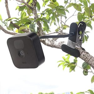 iTODOS 2 Pack Flexible Clip Clamp Mount for Blink Outdoor (3rd Gen) XT3 and Blink XT XT2,Blink Mini, 8inches Flexible Long Gooseneck Arm, Attach Your Blink Camera Wherever You Like Without Any Tools