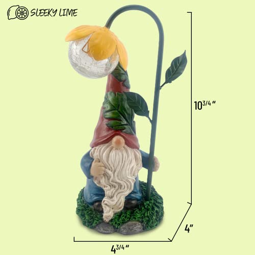 Solar Gnomes Decor For Outside | Solar Powered Funny Garden Gnomes For Yard Patio Lawn | Male Garden Gnomes Outdoor Funny | Solar Garden Gnome Statues| Figurines Of Gnomes Decorations For Yard Funny