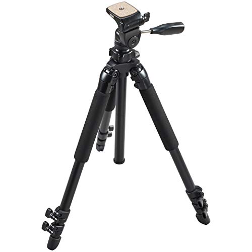 Bushnell Advanced Tripod for Binoculars, Spotting Scopes, and Cameras - Durable Aluminum Construction with Adjustable Legs and Center Column for Stability