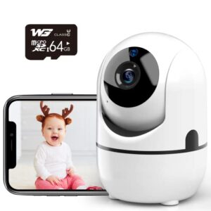 security-camera-for-baby-monitor-2k wi-fi cameras-for-home-security, pan/tilt/zoom indoor camera wireless with phone app, 2-way audio, motion detection, night vision