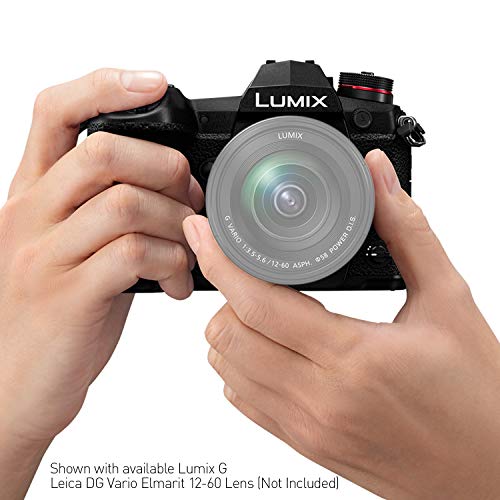 Panasonic LUMIX G9 4K Digital Camera, 20.3 Megapixel Mirrorless Camera Plus 80 Megapixel High-Resolution Mode, 5-Axis Dual I.S. 2.0, 3-Inch LCD, DC-G9 (Black)