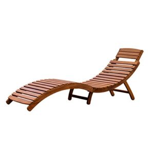 merry garden curved folding chaise lounger