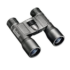 bushnell powerview 8×21 compact folding roof prism binocular (black)
