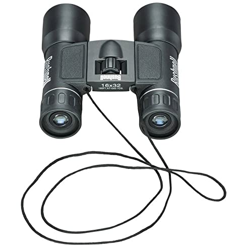 Bushnell Powerview 8x21 Compact Folding Roof Prism Binocular (Black)