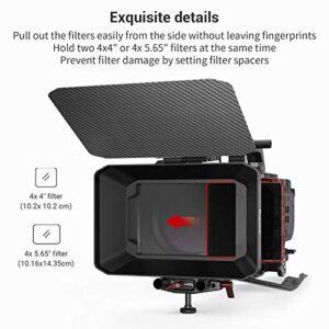 SMALLRIG Lightweight Matte Box for Mirrorless DSLR Cameras Compatible with 67mm/ 72mm/77mm/82mm/114mm Lens - 2660