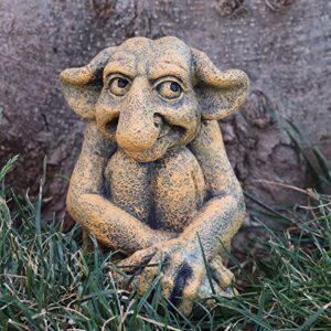 gargoyle sculpture, troll statues, gothic sculpture, gargoyle statues outdoor, gargoyle gothic decor statue, troll resin crafts, gargoyle resin crafts, funny gnome statue, outdoor garden ornament