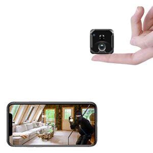 AREBI Mini Spy Camera Wireless Hidden 150 Days Standby 4K Small WiFi PIR Camera for Home Security Indoor Battery Cam with Night Vision Motion Detection