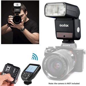 Godox TT350S Flash Speedlite for Sony Camera, 2.4G Wireless GN36 1/8000s HSS TTL Camera Flash Compatible for Sony Camera A7 A7R A7S A7-II A7-III A7R-II A7R-III A7S-II A6300 A6000 etc