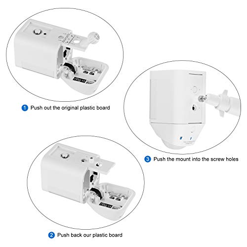 Metal Mount for Ring Spotlight Cam Battery, Adjustable Indoor/Outdoor Sturdy Mount by ALERTCAM (1 Pack)