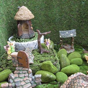 TG,LLC Treasure Gurus Miniature Fairy Garden Cobblestone Walkway Stone Path Dollhouse Accessory