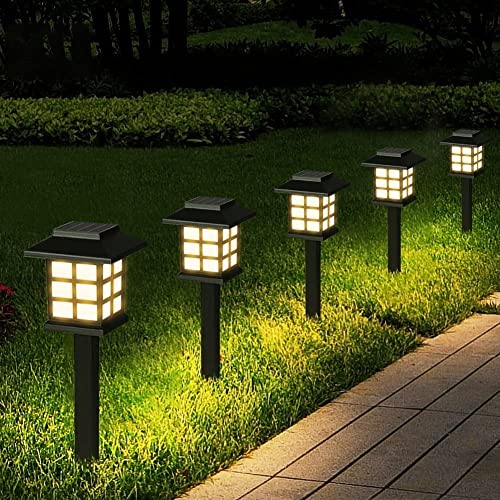 12pcs Garden Waterproof Outdoor Solar Lights for Yard,Landscape,Patio Colorful