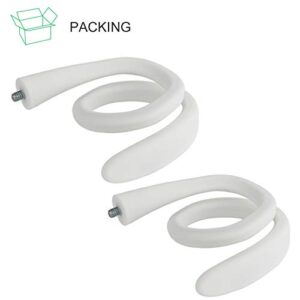 2Pack Flexible Twist Mount for Ring Stick Up Cam & Ring Indoor Cam, Flexible Gooseneck Mounting Bracket to Attach Your Camera Anywhere with No Tools - White