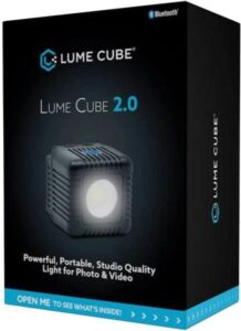 lume cube 2.0 portable lighting kit | 6-piece led lighting kit with diffusion and gels | adjustable brightness, waterproof, indoor studio & outdoor use, for photo and video