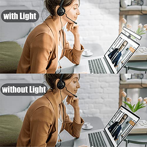 Video Conference Lighting, LUXCEO Zoom Light for Remote Working, Webcam Lighting for Laptop, Zoom Calls, Live Streaming, Online Class, Self Broadcasting, Video Conference Light Kit for Zoom Meeting
