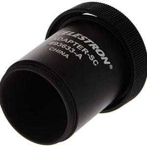 Celestron T-Adapter with SCT 5, 6, 8 with 9.25, 11, 14, Black (93633-A)