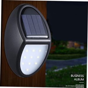 OSALADI 10 Paths for Patio Garden Wall Deck Powered Walkway Yard Outdoor Lights Security Solar LED Fences Stair Lighting