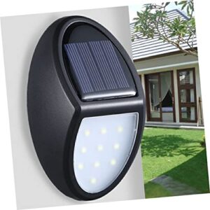 OSALADI 10 Paths for Patio Garden Wall Deck Powered Walkway Yard Outdoor Lights Security Solar LED Fences Stair Lighting