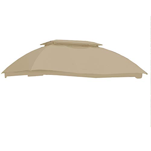 Garden Winds Replacement Canopy for The Sam's Club Domed Gazebo - Riplock 350 - Beige