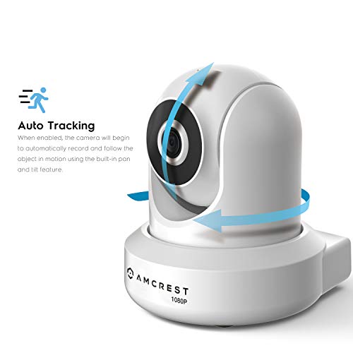 Amcrest 1080P WiFi Security Camera 2MP Indoor Pan/Tilt Wireless IP Camera, IP2M-841W (White)