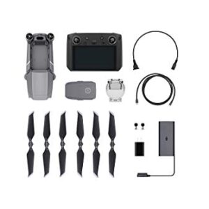 DJI Mavic 2 Pro - Drone Quadcopter UAV with Smart Controller with Hasselblad Camera 3-Axis Gimbal HDR 4K Video Adjustable Aperture 20MP 1" CMOS Sensor, up to 48mph, Gray